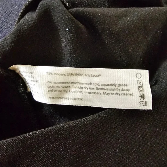 Eileen Fisher Stretch Crepe Pant Black Size Large - Picture 8 of 8